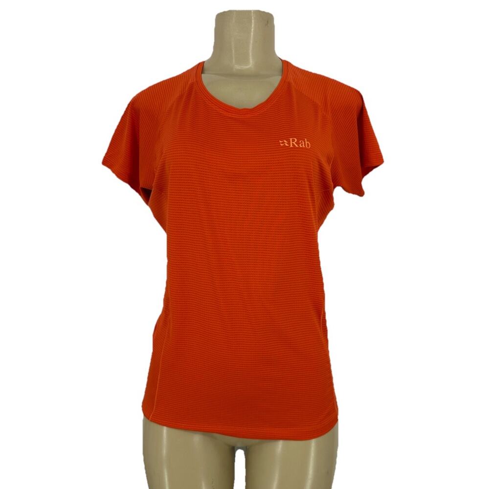 Rab US Medium Women Sonic Tee Short Sleeve Striped Crewneck ED5